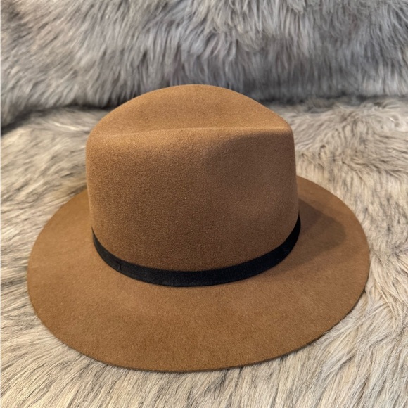 Alxiliary Stylish Brown & Black Fedora Hat Size S/M - Picture 7 of 10